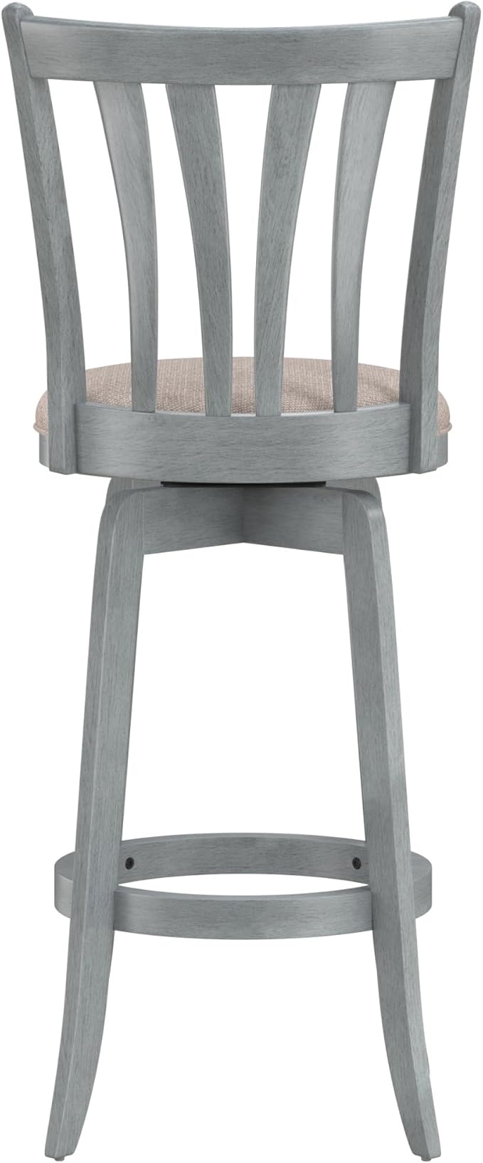 Hillsdale Furniture Savana Wood Bar Height Stool, 30" high, Blue Wire Brush