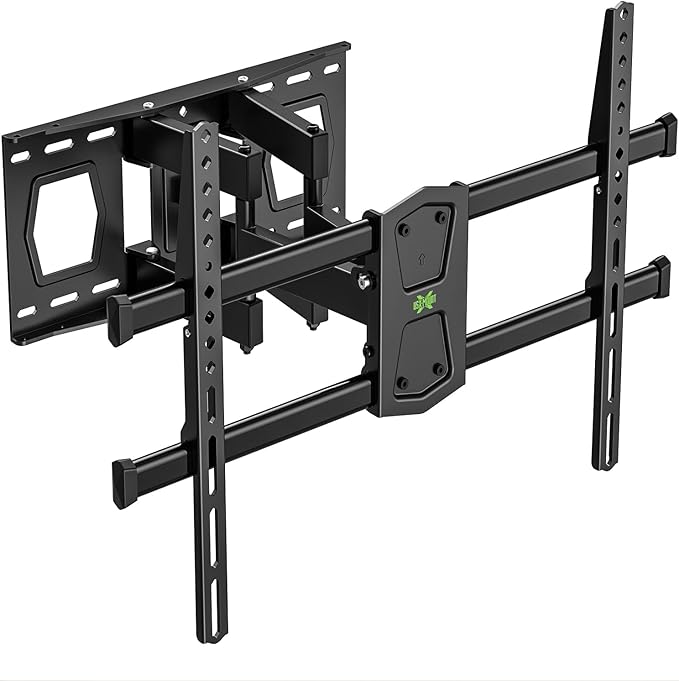 USX MOUNT Full Motion TV Wall Mount for 42-80 Inch TVs up to 120lbs, TV Bracket with Articulating Swivel Tilt Extension Leveling, Television Mount for Max VESA 600x400mm Fits 12/16" Wood Stud