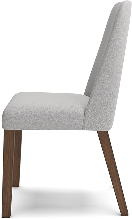 Signature Design by Ashley Lyncott Contemporary Dining Room Upholstered Side Chair with Foam Cushion, Set of 2, Cream & Brown
