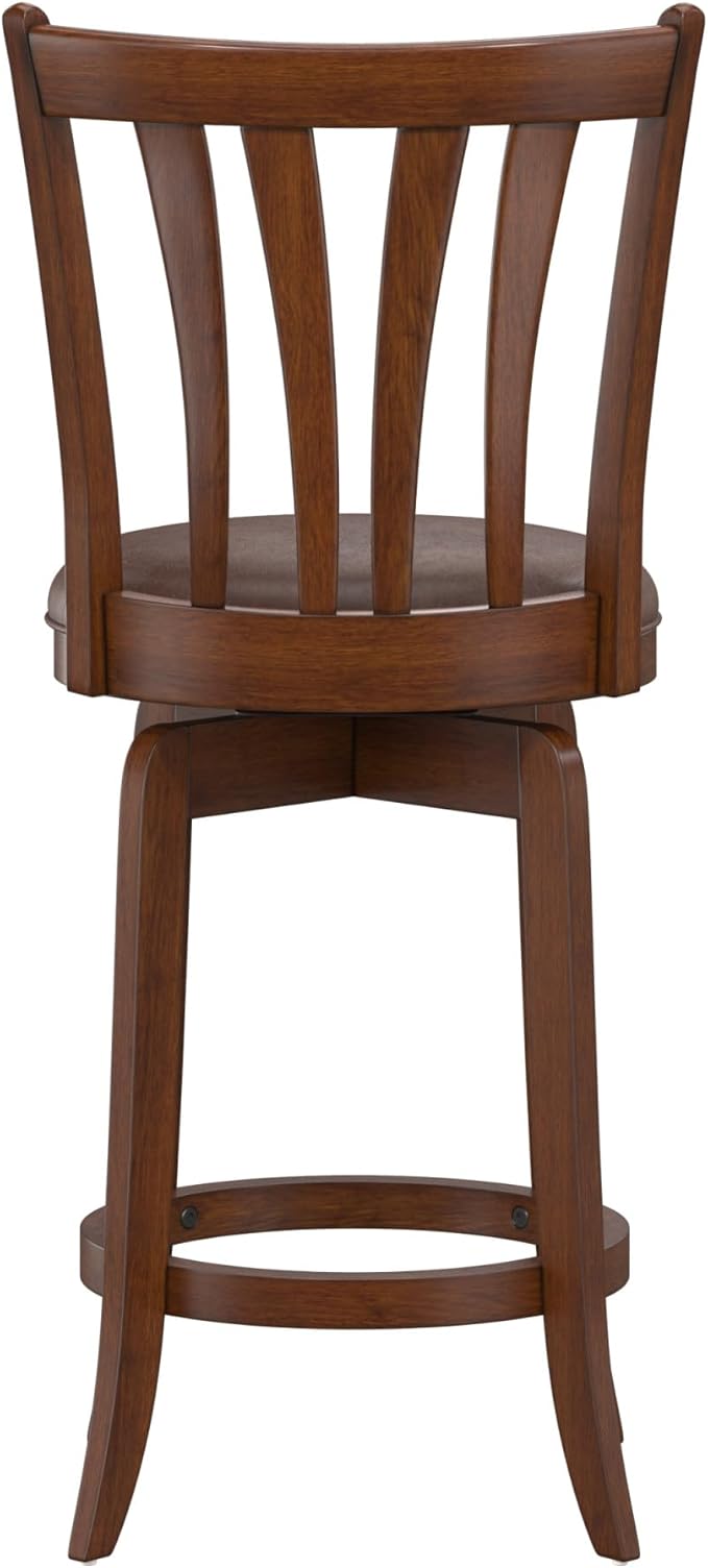Hillsdale Savana Swivel Counter Stool, Cherry