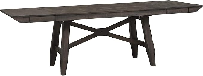 LIBERTY FURNITURE INDUSTRIES, INC. Double Bridge 6 Piece Trestle Table Set
