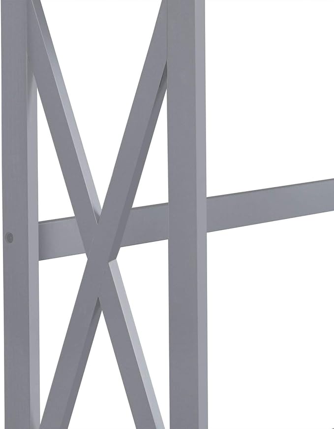 Yaheetech Console Table for Entryway, 2 Tier Narrow Sofa Table Bookshelf Accent Tables w/Storage Shelf, Living Room Entry Hall Foyer Tables Furniture, Grey