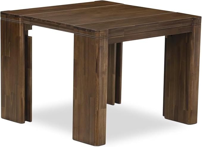 X12FO-0C8-18 - 14 Pieces Kitchen Dining Table Set includes an Extendable Rectangle Kitchen Table, 1 Coffee Table and 12 Dining Chairs, 39x120 Inch, Antique Walnut