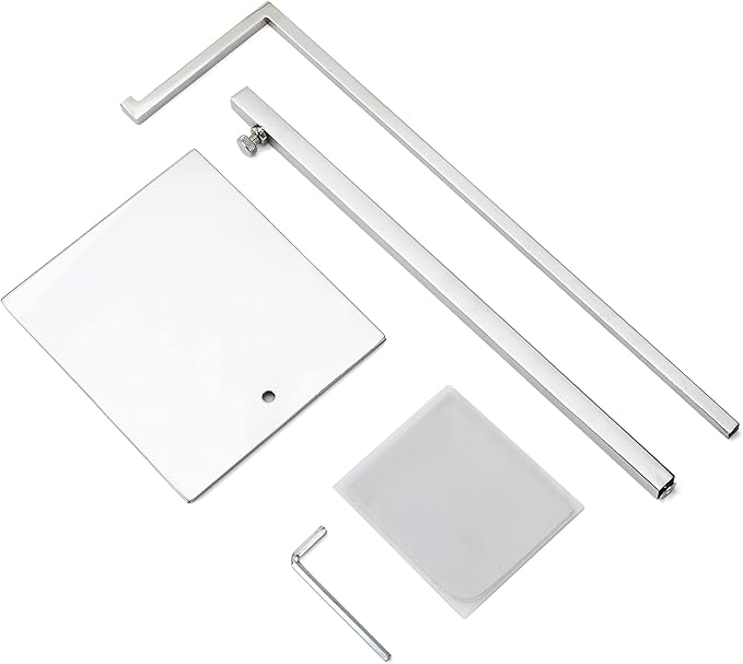 2 Pack Handbag Display Stands, Silver Purse Holder Display Stands, Adjustable Height Stainless Steel Hanger Rack for Retail Closet Vendors Display Luxury Bag Handbags Jewelry