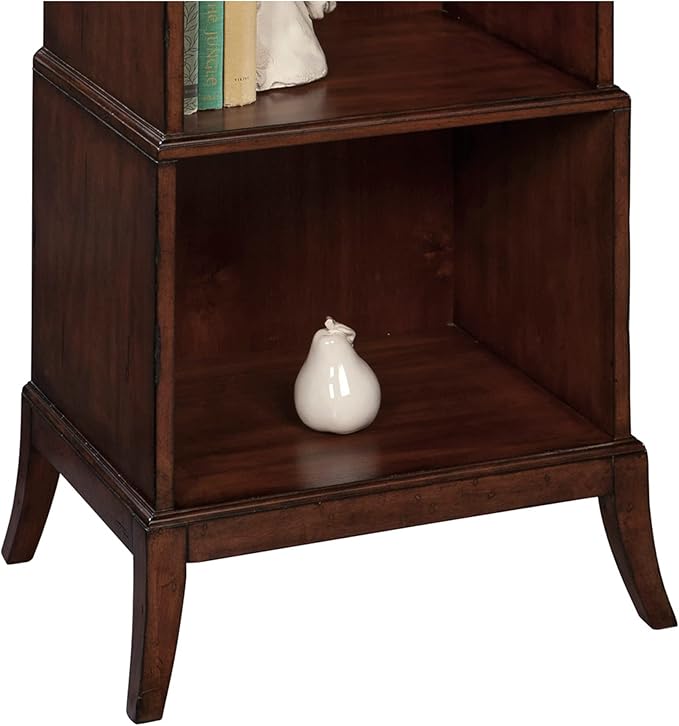 Hekman Special Reserve Wooden Bookcase - 4-Tier Wooden Bookshelf, Solid Wood Bookcase for Book Organizer, Book Storage, Tall Narrow Bookshelf for Home Office, Kids Room, and Living Room Furniture