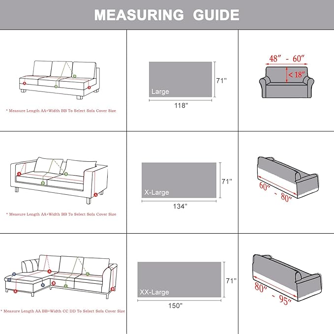 STACYPIK Dark Gray Couch Cover, Boho Chenille Sofa Covers Pet-Friendly, Reversible Non Slip Furniture Protector for 3 Cushion Couch, Modern Triangle Couch Cover for Loveseat,Multi-Use Blanket-71X134IN