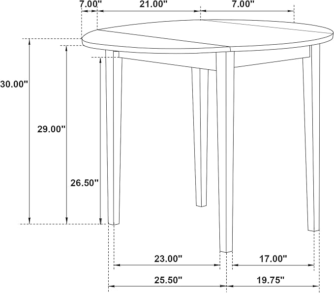 Coaster Home Furnishings 3-Piece Round Wood Dining Room Set Drop Leaf Extension Table Ladder Back Side Chairs Upholstered Seat Cushions Cappuccino and Tan 130005