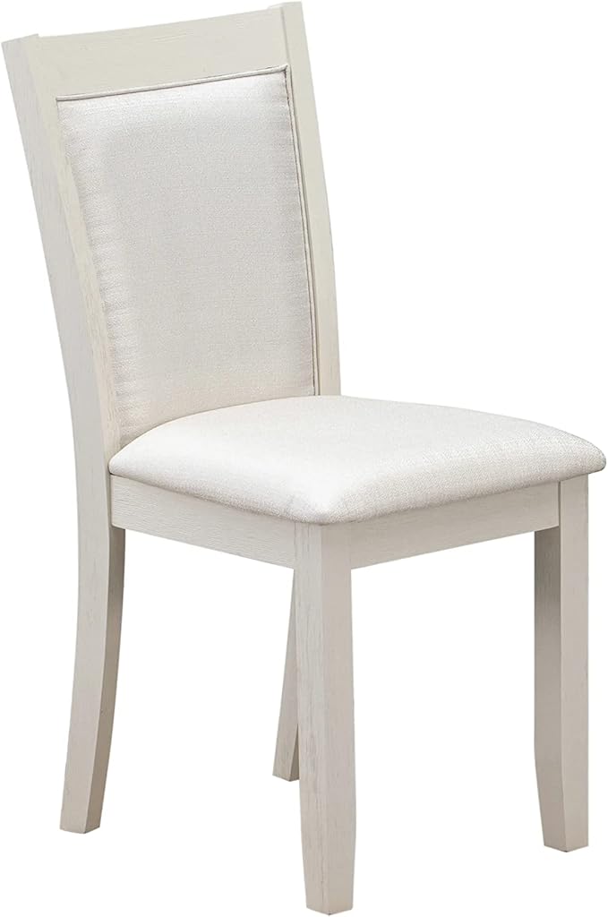 East West Furniture X027MZ001-6 6 Piece Kitchen Table Set Contains a Rectangle Dining Table with X-Legs and 4 Cream Linen Fabric Upholstered Chairs with a Bench, 40x72 Inch, Multi-Color