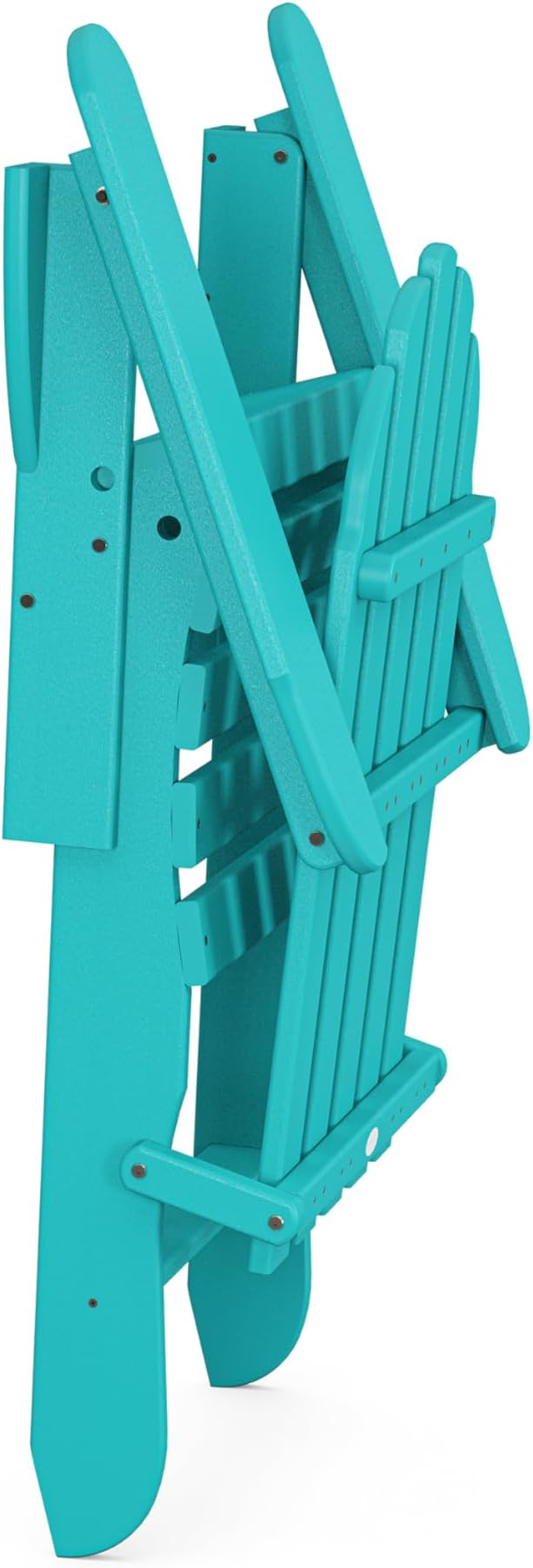 POLYWOOD AD5030AR Classic Folding Adirondack Chair, Height: 35.00" - Width: 29" - Depth: 35.00", Aruba