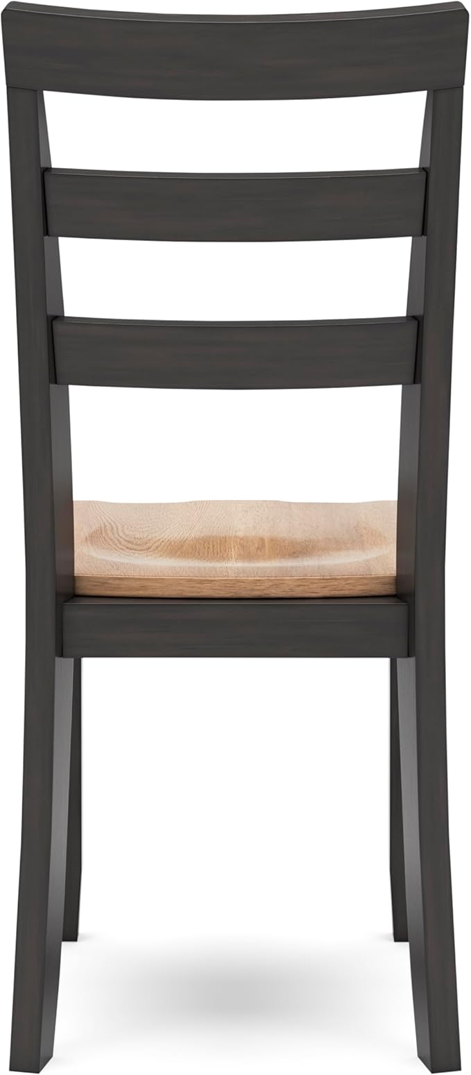 Signature Design by Ashley Gesthaven Solid Wood Frame Dining Chair, Set of 2, Natural/Brown