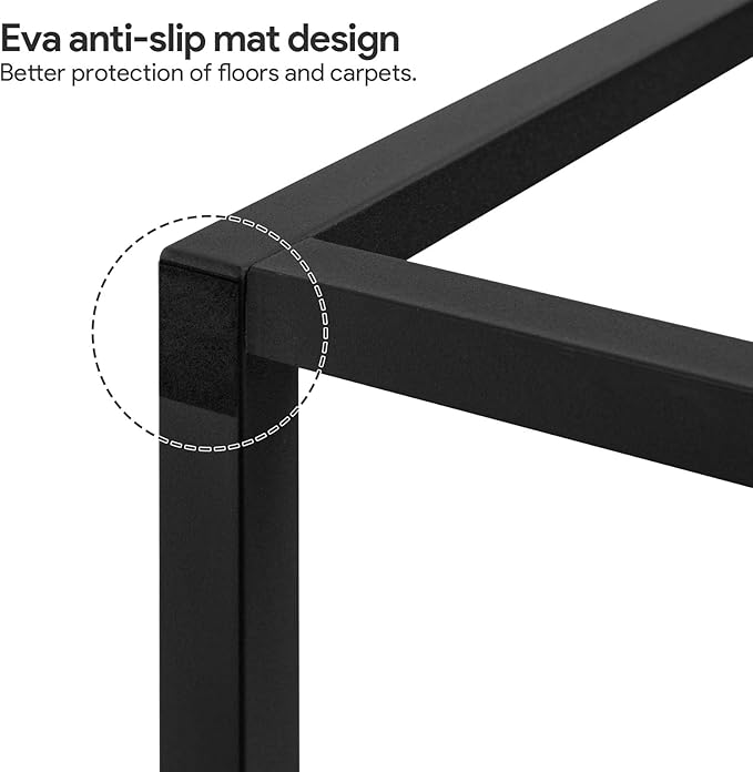 HOOBRO Dining Bench, 47.2 Inch Dining Table Bench, Industrial Style Kitchen Bench, Steel Frame, Easy to Assemble, for Kitchen, Dining Room, Rustic Brown and Black BF12CD01