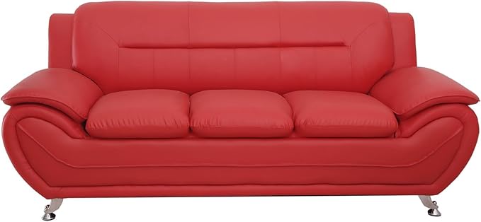Container Furniture Direct Michael Sofa And Loveseat Red