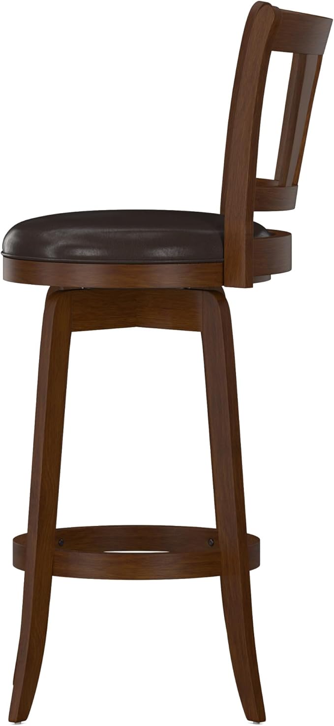 Hillsdale Presque Isle Swivel Stool, Bar Height, Cherry