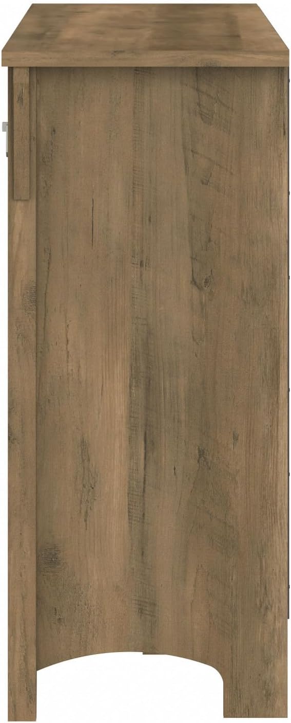 Bush Furniture Salinas Accent Storage Cabinet with Doors in Reclaimed Pine