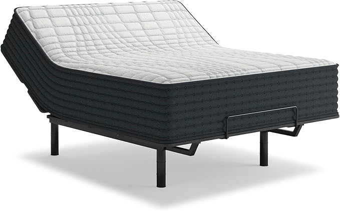 Signature Design by Ashley Hybrid 1300 13 Inch Plush Gel Memory Foam Mattress with Edge Support for Pressure Relief, Full, Fiberglass Free, Mattress in A Box