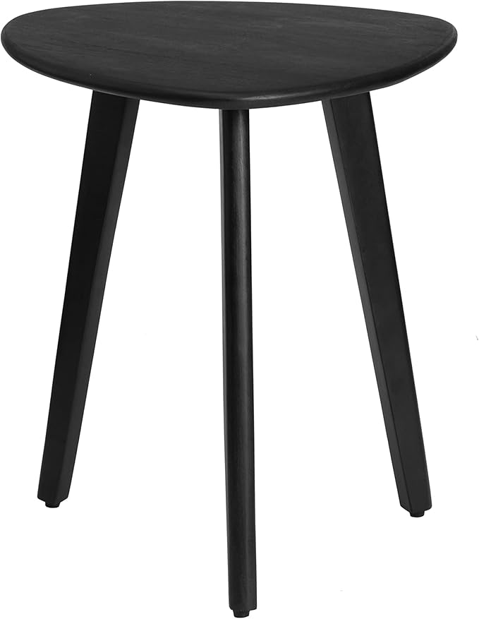 MH London Side Table - Wandsworth Wooden End Table - Exclusively Designed Hand Crafted Small Tables - Contemporary Triangle End Table for Living Room, Bedroom Bedside Tables and Office