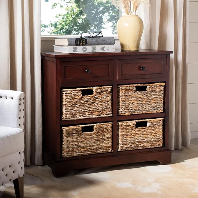 SAFAVIEH American Homes Collection Herman Vintage Grey Storage Unit