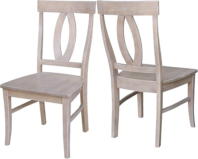 International Concepts Cosmo Chair, Washed Gray Taupe
