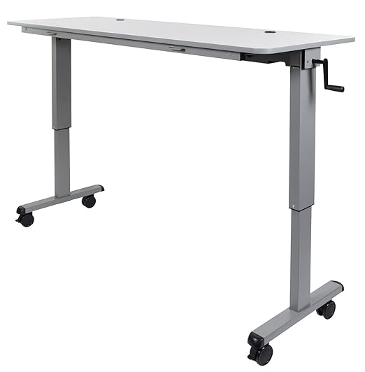 LUXOR STAND-NESTC-72 72" Adjustable Flip-Top Table Crank Handle