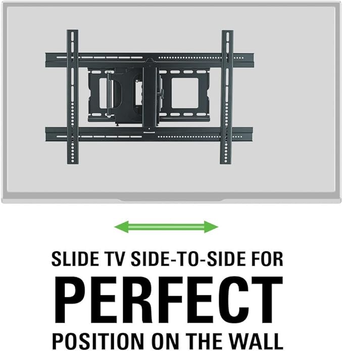 Sanus MLF13-B1 Articulating Universal Wall Mount for 37-80-Inch Screen BLack