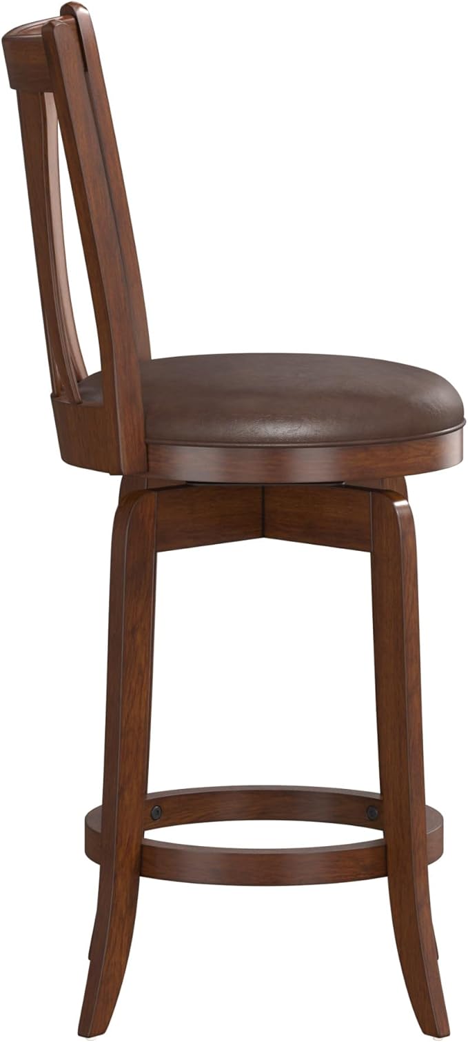 Hillsdale Savana Swivel Counter Stool, Cherry