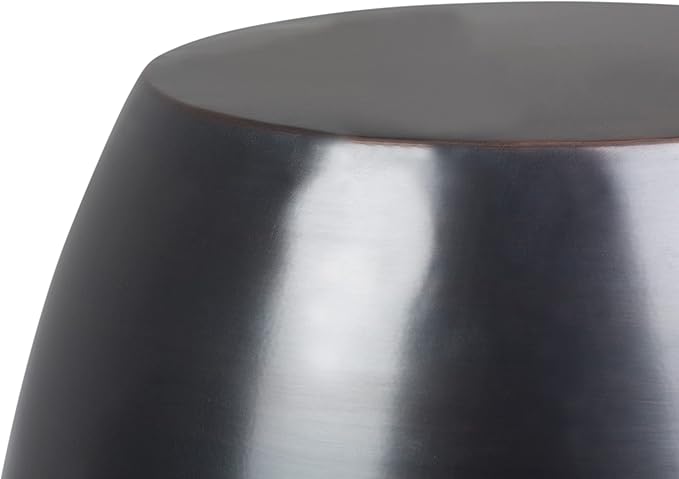 SIMPLIHOME Flanigan Industrial 16 inch Wide Metal Accent Side Table in Antique Copper, Fully Assembled for the Living Room and Bedroom