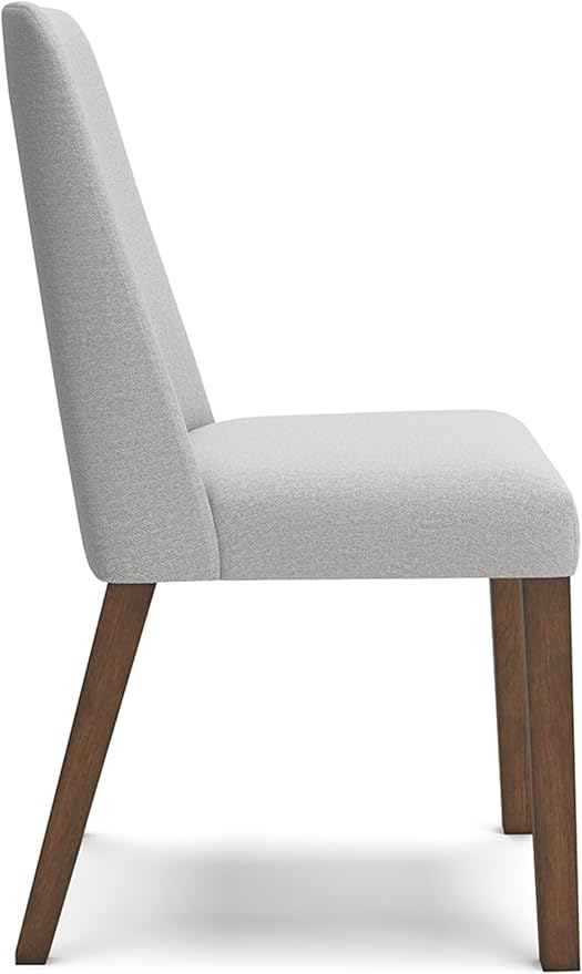 Signature Design by Ashley Lyncott Contemporary Dining Room Upholstered Side Chair with Foam Cushion, Set of 2, Cream & Brown