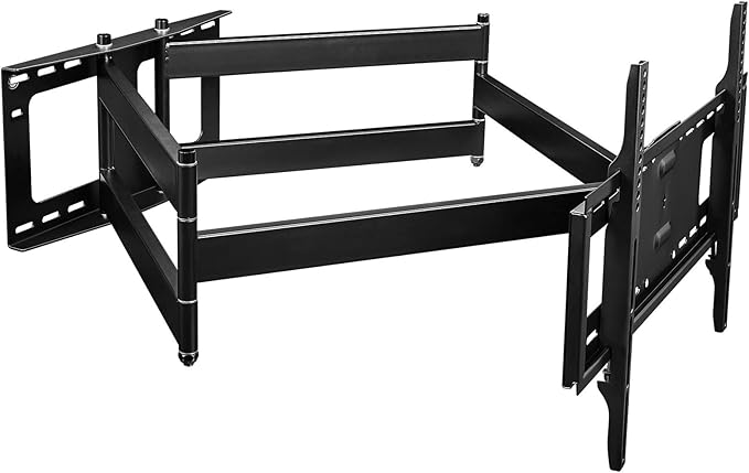 FORGING MOUNT Heavy Duty Long Arm TV Mount,Full Motion TV Mounts Bracket 43 inch Extension Dual Articulating Arm, Fits 50-90 Inch Flat/Curve TVs, Holds up to 198 lbs, VESA600x400mm