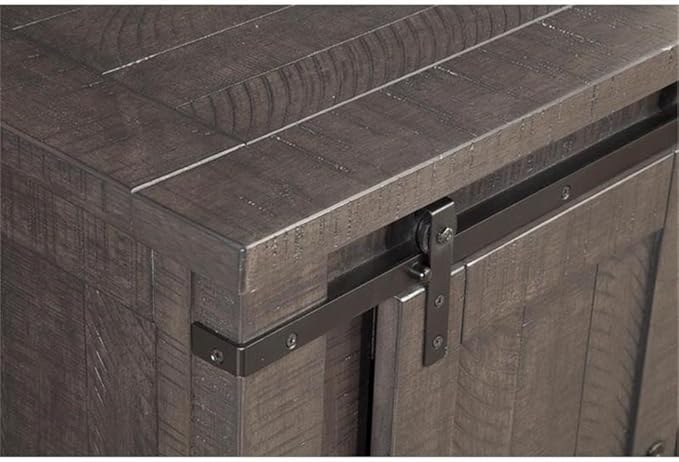 Martin Svensson Home Sierra 65" Solid Wood TV Stand, Grey