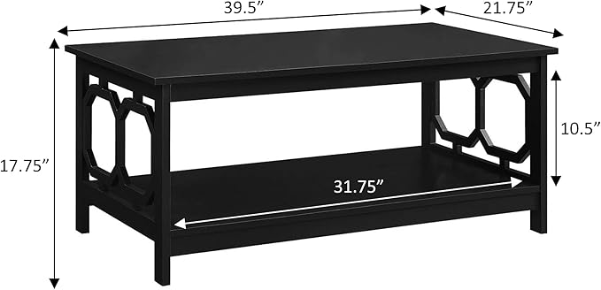 Convenience Concepts Omega Coffee Table, Espresso