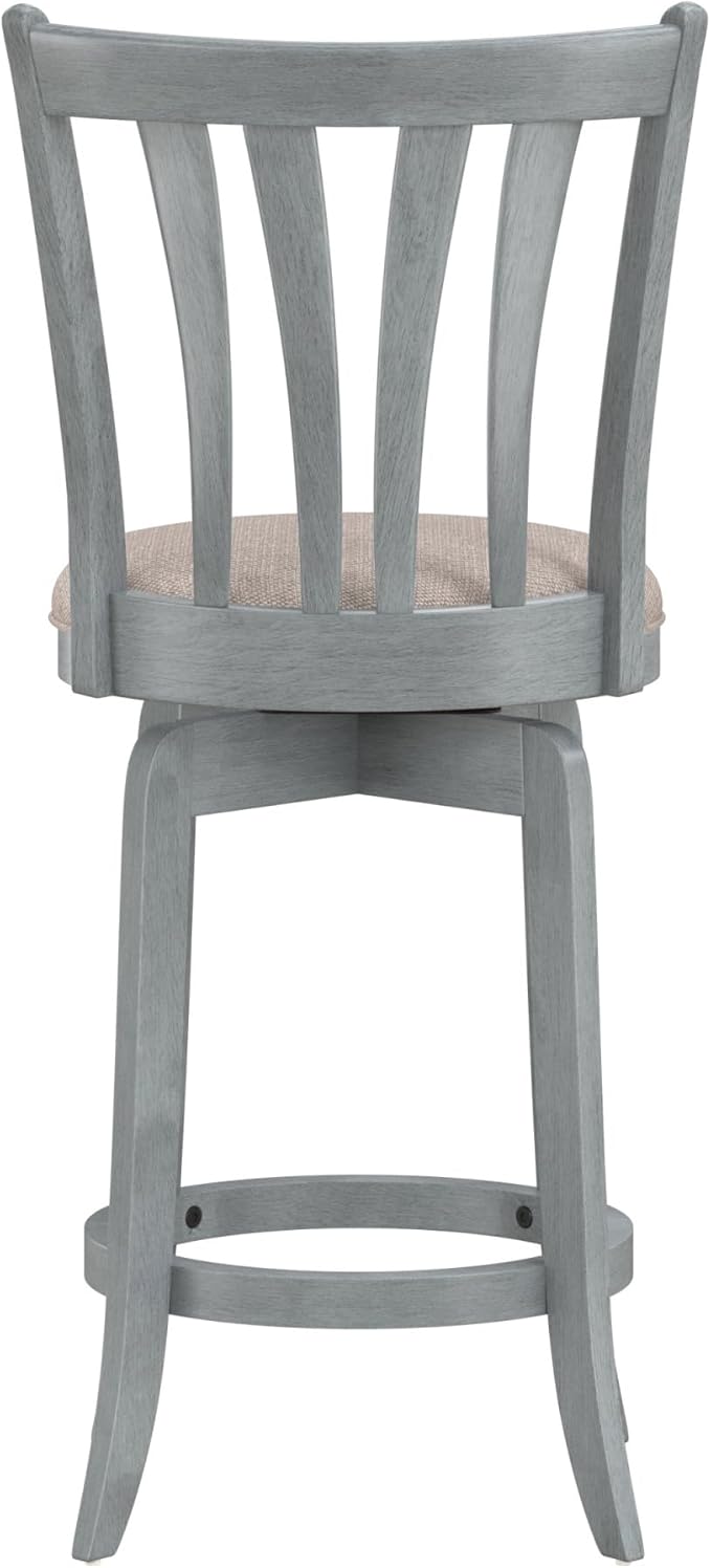 Hillsdale Furniture Hillsdale Savana Swivel Counter Stool, Blue