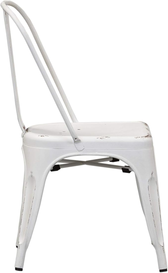 Liberty Furniture Industries Bow Back Side Chair - Antique White-Set of 2
