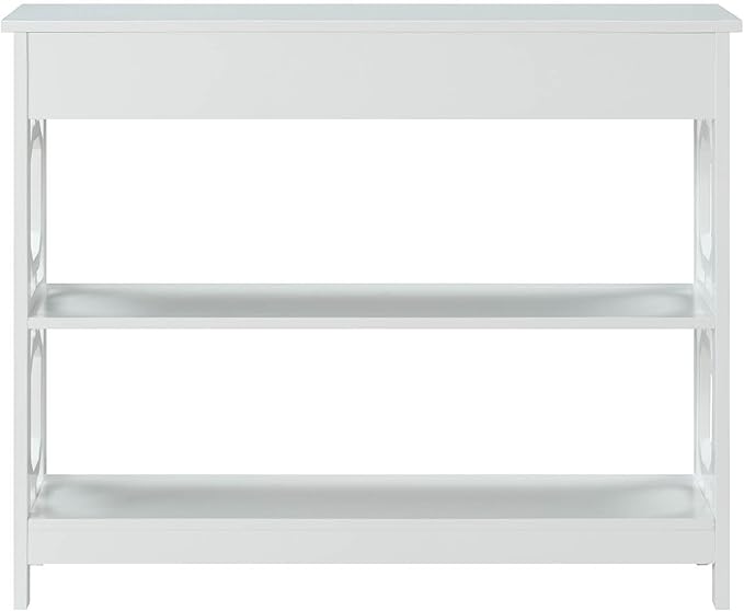 Convenience Concepts Omega 1 Drawer Console Table, White