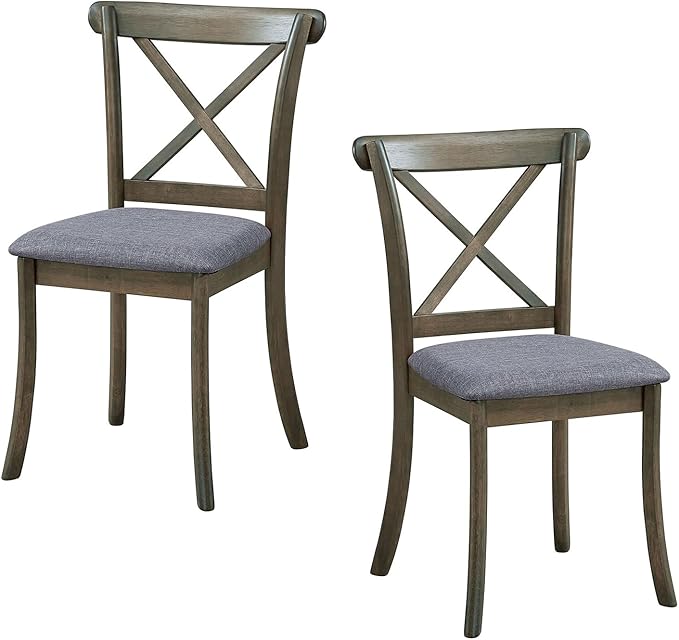 Wooden Dining Chairs Set of 2, Kitchen Chairs Upholstered Dining Chair, Farmhouse Dining Chairs for Dining Table, Max Load 300 Lbs,Oak