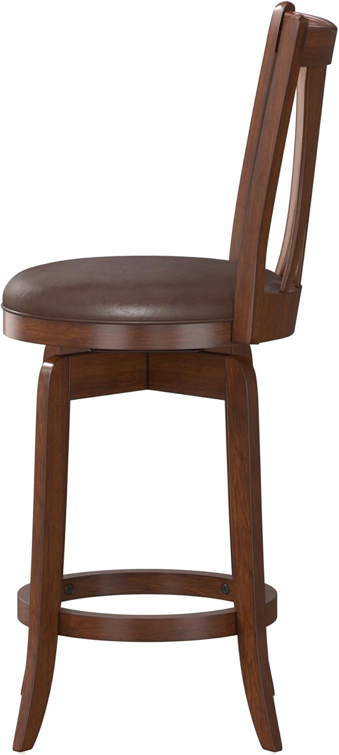 Hillsdale Savana Swivel Counter Stool, Cherry