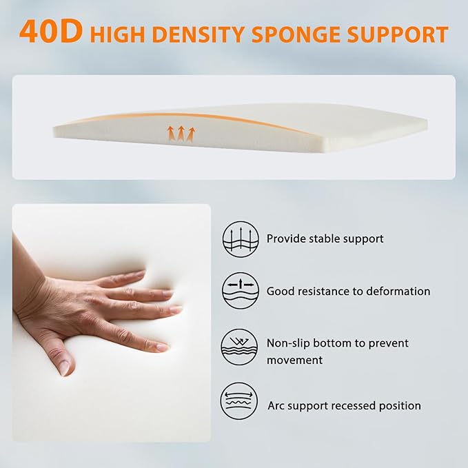 Couch Cushion Support for Sagging Seats, 20" x 20" High-Density Arched Foam, Furniture Seat Under Cushion Sag Repair,3-Pack