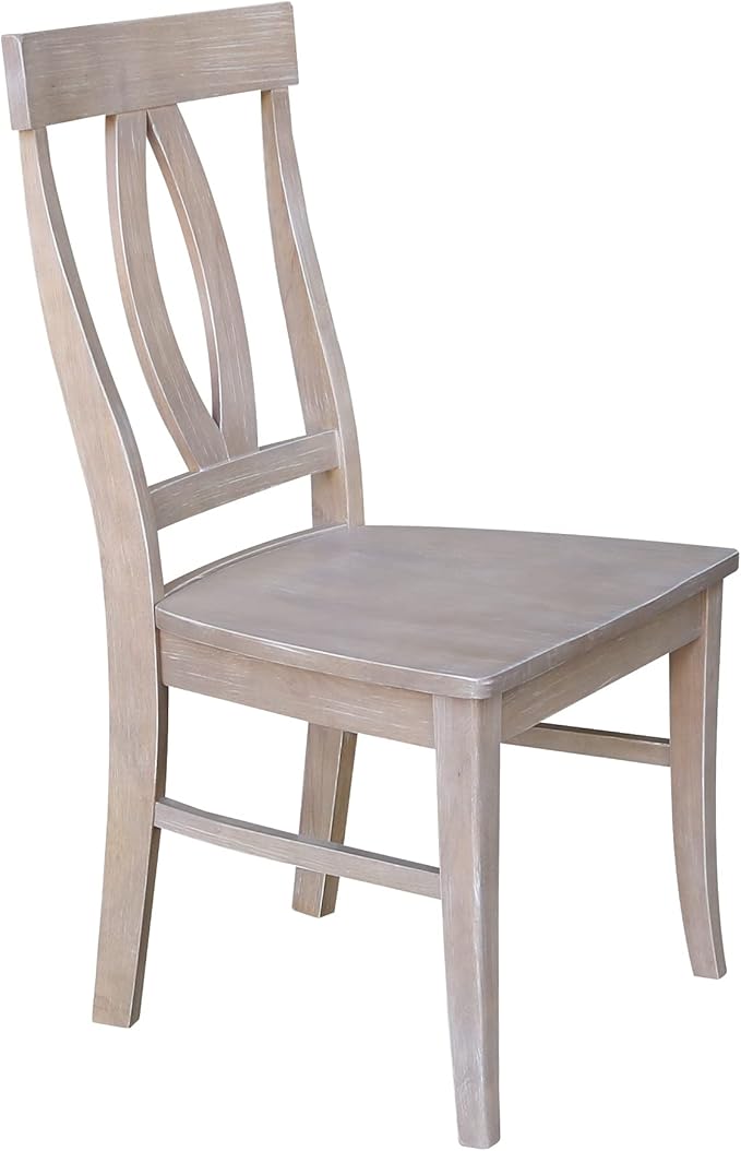 International Concepts Cosmo Chair, Washed Gray Taupe