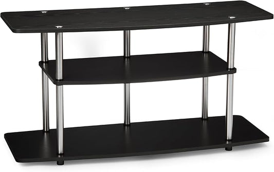 Convenience Concepts Designs2Go No Tools 46 inch 3 Tier Wide TV Stand, Black