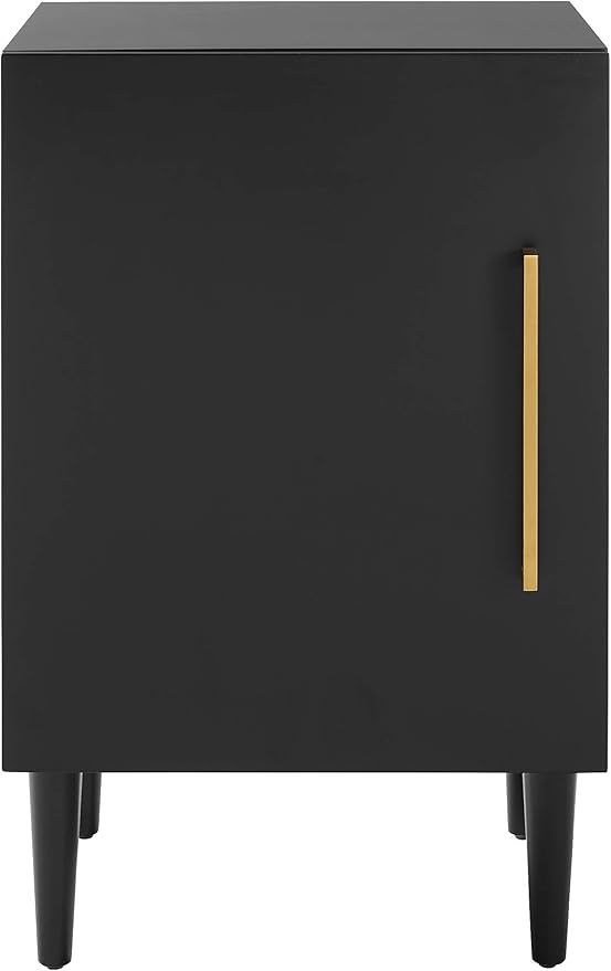 Crosley Furniture Everett Record Player Stand with Storage for Vinyl Records, Matte Black