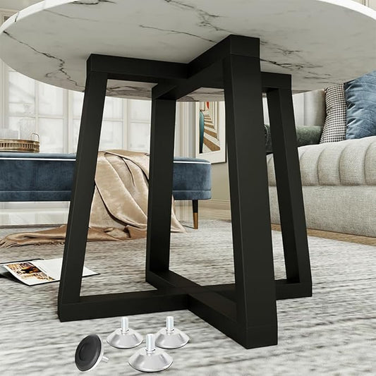 Metal Coffee Table Legs 18 Inch, Heavy Duty Bench Legs Metal Leg for End Table, Modern Desks, Night Stands