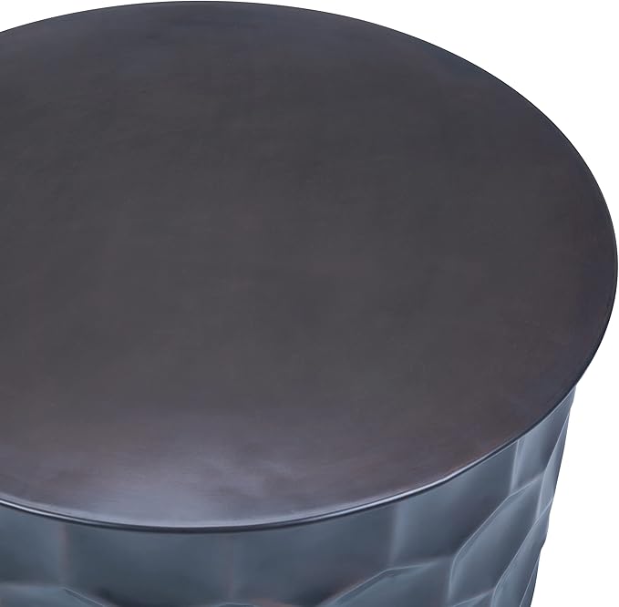 SIMPLIHOME Whitney Industrial 31 inch Wide Metal Storage Coffee Table in Antique Bronze, Fully Assembled for the Living Room and Bedroom