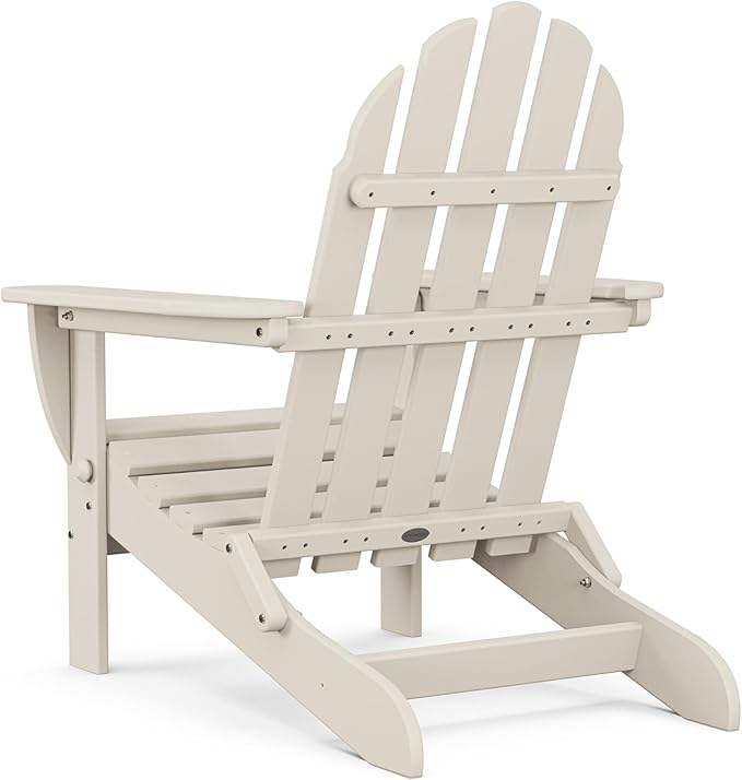 POLYWOOD AD5030SA Classic Folding Adirondack, Sand, 35.00" x 29" x 35.00"