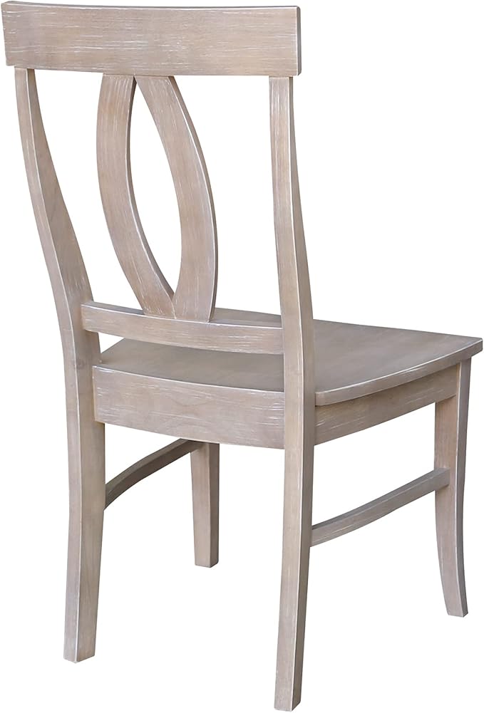 International Concepts Cosmo Chair, Washed Gray Taupe