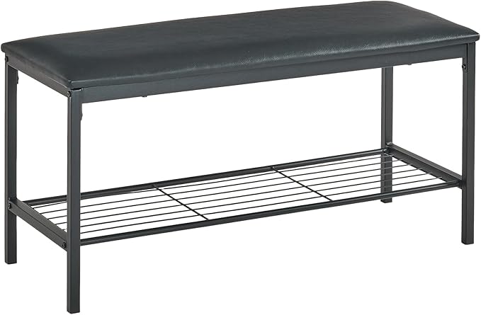VECELO Kitchen Dining Table Set with Upholstered Bench & 2 Chairs | Space-Saving Compact Design | Perfect for Small Apartments, Breakfast Nooks