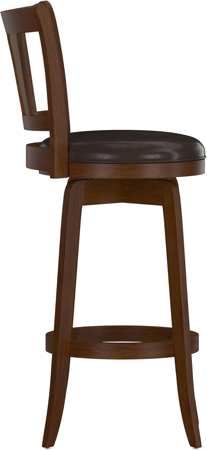 Hillsdale Presque Isle Swivel Stool, Bar Height, Cherry