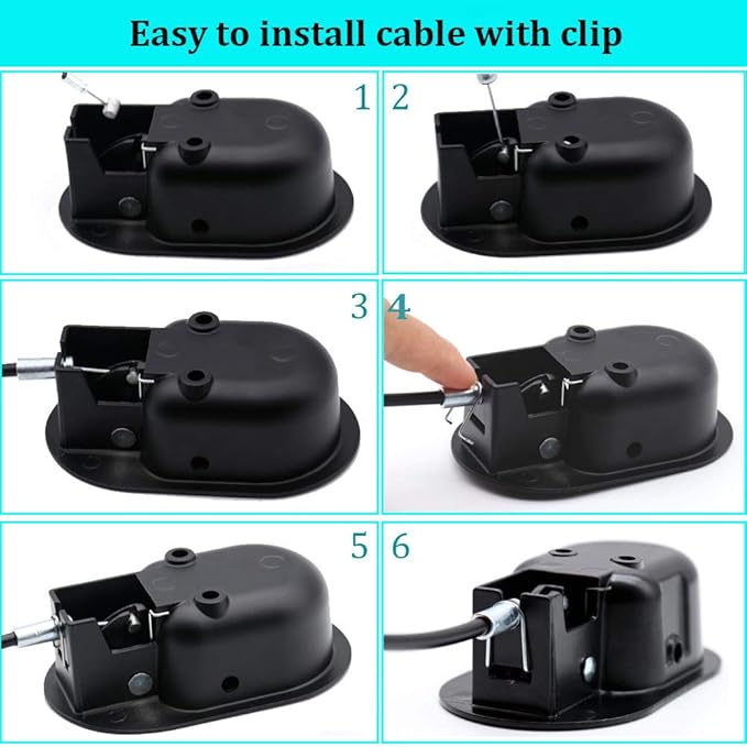 Universal Metal Sofa Chair Recliner Release Pull Handle Replacement Part, Fits Ashley Lazy Boy and Most Recliner Sofa Brand, Recliner Handle Size 4.3" x 2.6"