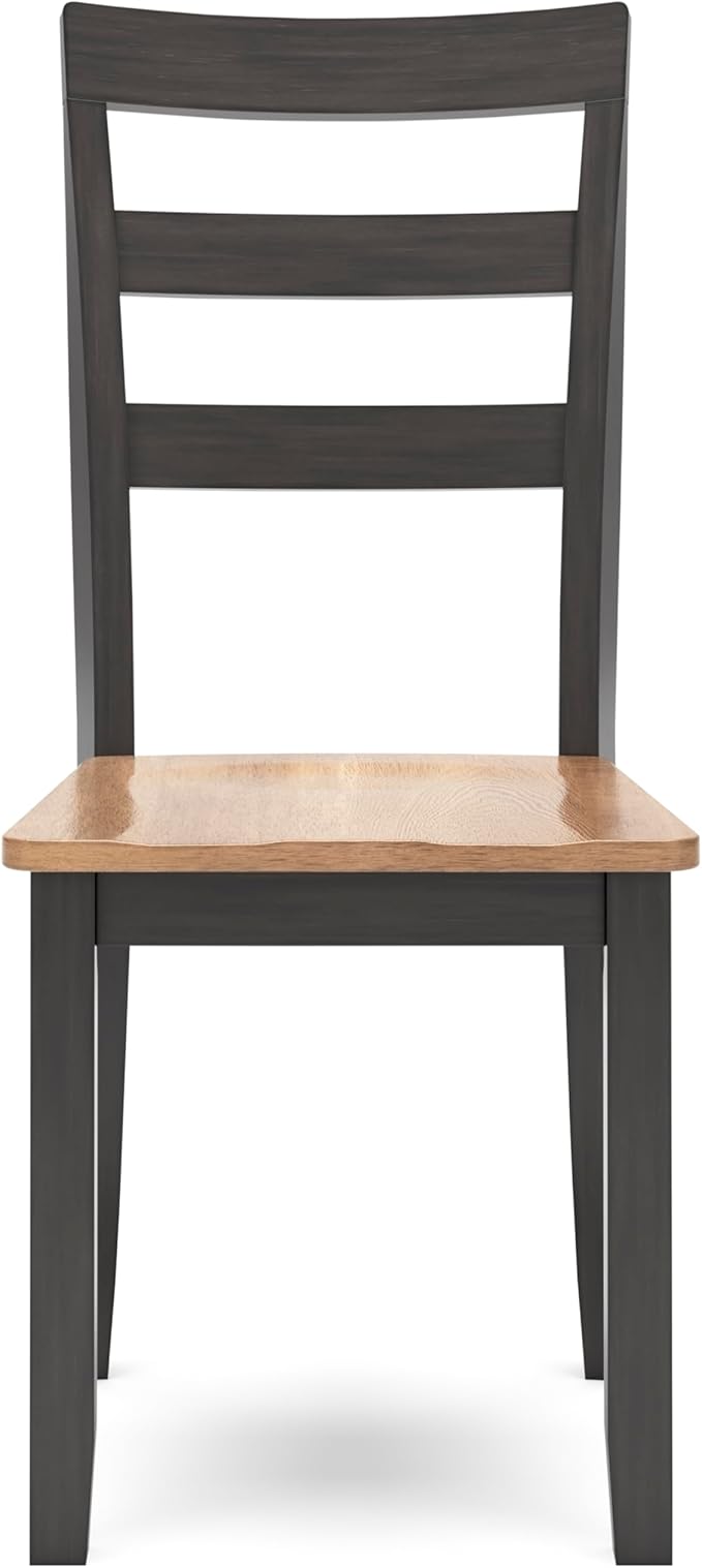 Signature Design by Ashley Gesthaven Solid Wood Frame Dining Chair, Set of 2, Natural/Brown
