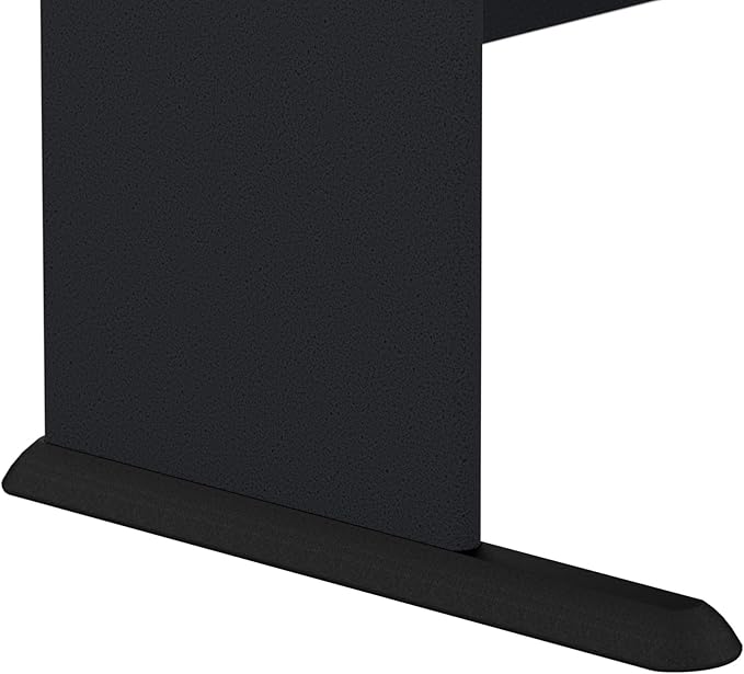 Bush Business Furniture Series A 48W Computer Desk in Hansen Cherry and Galaxy, Small Office Table for Home or Professional Workspace