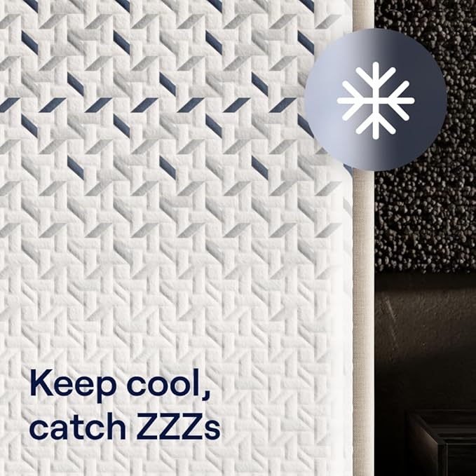 Nectar Ultra 15“ King Mattress - Medium Firm - Cooling Fibers & Temperature Regulating Material - 4” Pressure Relief Layer - Zoned Ergonomic Support Layer - 365-Night Mattress Trial