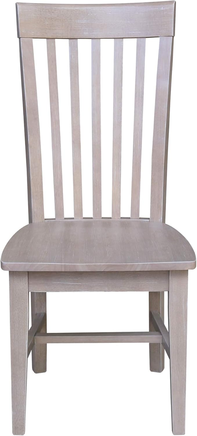 International Concepts Cosmo Chair Washed Gray Taupe